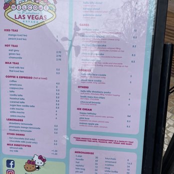 Hello Kitty Cafe - Menu - Desserts Near Me - Las Vegas, Nevada Hello Kitty Cafe - Menu - Desserts Near Me - Las Vegas, Nevada