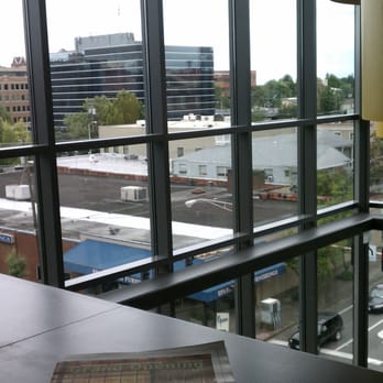 Vancouver Community Library - View of downtown Vancouver from open-air view in fifth floor fiction section - Libraries Near Me - Vancouver, Washington Vancouver Community Library - View of downtown Vancouver from open-air view in fifth floor fiction section - Libraries Near Me - Vancouver, Washington