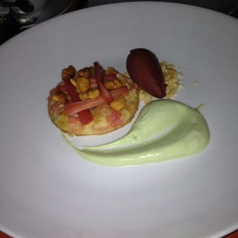Scarpetta - rhubarb crisp - Italian Near Me - New York, New York
