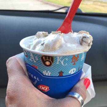 Dairy Queen - Caramel Fudge Cheesecake Blizzard Treat. 6.28.22 - Fast Food Near Me - Cypress, Texas