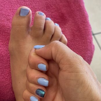 Nail Sketch - Mermaid gel color is my favorite - Nail Salons Near Me - Fountain Valley, California