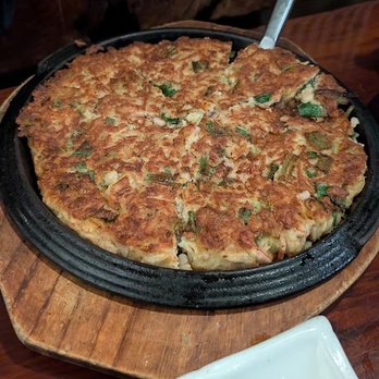 Kobawoo House - Haemul Pajeon (Seafood Pancake) - Korean Near Me - Los Angeles, California Kobawoo House - Haemul Pajeon (Seafood Pancake) - Korean Near Me - Los Angeles, California