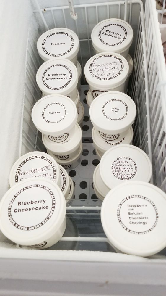 Bean and Basil Ice Cream Logo