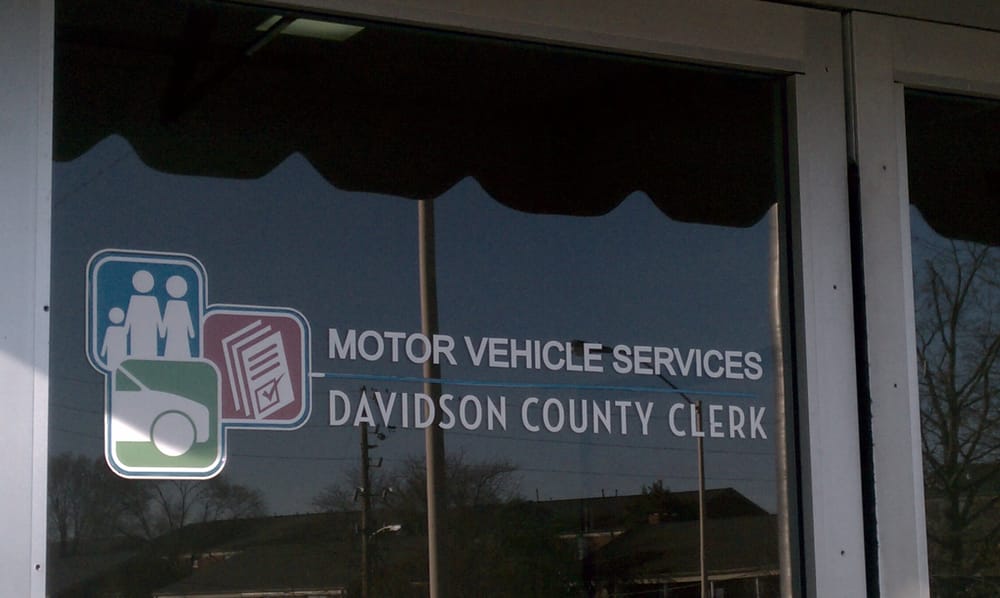 DAVIDSON COUNTY CLERK VEHICLE Updated August 2024 501 Heritage Dr