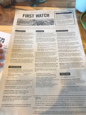 Menu photo 8 First Watch St. Ann, MO