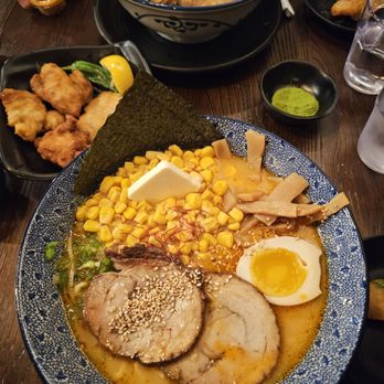 Hinodeya - Newark - Spicy Miso Butter Corn Ramen, Hinodeya Ramen, and chicken karage. - Ramen Near Me - Newark, California Hinodeya - Newark - Spicy Miso Butter Corn Ramen, Hinodeya Ramen, and chicken karage. - Ramen Near Me - Newark, California