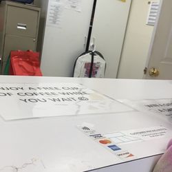 Spotless reception area!