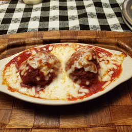 Meatball with cheese side. Meatball with cheese side.