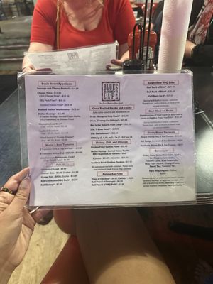 Menu photo 2 Blues City Cafe Memphis, TN
