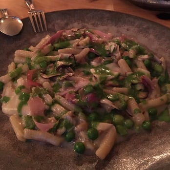 The Progress - Smoked ham and pea cavatelli - New American Near Me - San Francisco, California The Progress - Smoked ham and pea cavatelli - New American Near Me - San Francisco, California