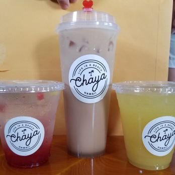 Chaya Hawaii - Strawberry soda, milk tea, pineapple juice - Bubble Tea Near Me - Honolulu, Hawaii Chaya Hawaii - Strawberry soda, milk tea, pineapple juice - Bubble Tea Near Me - Honolulu, Hawaii