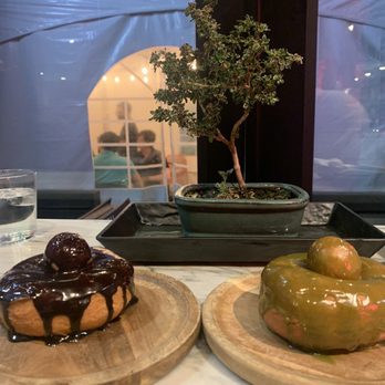 Gaijin - Chocolate and Matcha-Citrus mochi donuts - Japanese Near Me - Chicago, Illinois