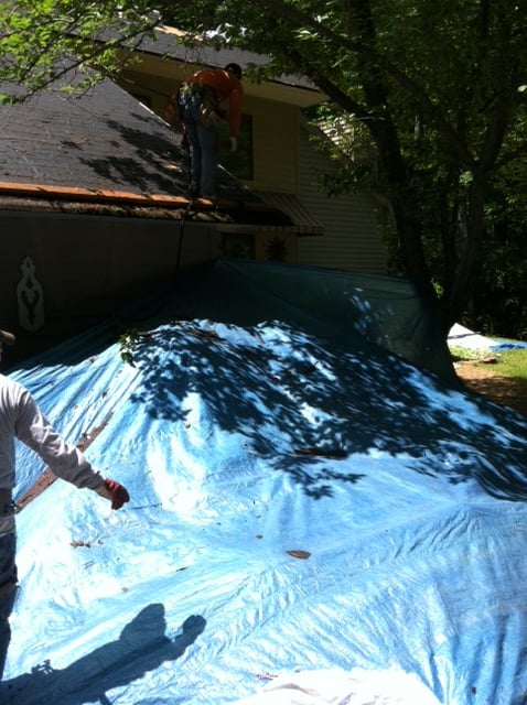 Slide of Liberty Roofing