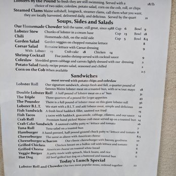 The Lobster Shack - The Lobster Shack 5/2018 - Seafood Near Me - Ogunquit, Maine