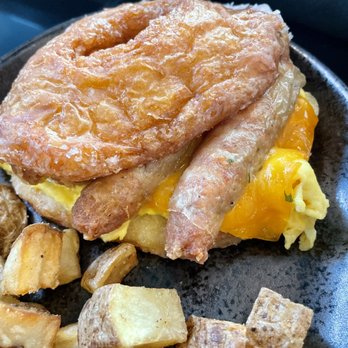 The Breakfast Club - Chicken Sausage Cronut - Breakfast & Brunch Near Me - Silver Spring, Maryland The Breakfast Club - Chicken Sausage Cronut - Breakfast & Brunch Near Me - Silver Spring, Maryland