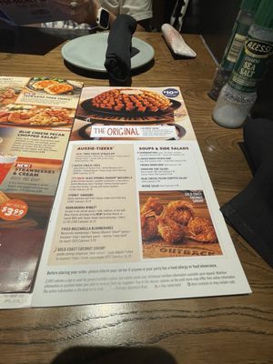 Menu photo 1 Outback Steakhouse Pell City, AL Menu photo 1 Outback Steakhouse Pell City, AL