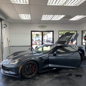 United Tint - 3M FX PREMIUM FRONT 30% REAR 15% CHEVY CORVETTE - Car Window Tinting Near Me - Glendale, California