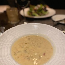 Aspen Restaurant and Bar - Some of the beat new England clam chowder - a thyme butter tops off this gem