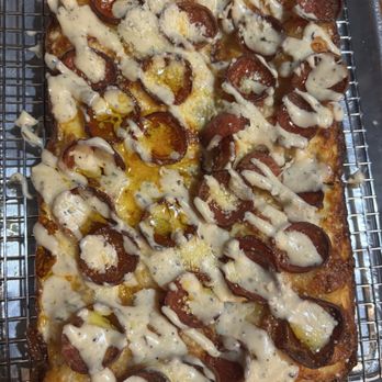 Underground Pizza - Black Garlic Parm Roni Boi - Pizza Near Me - Baltimore, Maryland
