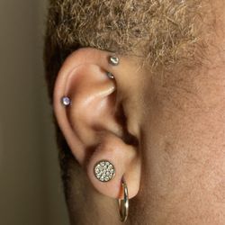 Whatever Piercing - Cartilage and Forward Helix