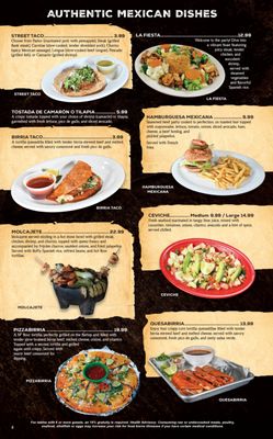 Menu photo 3  Los Toreros Mexican Grill Prattville, AL