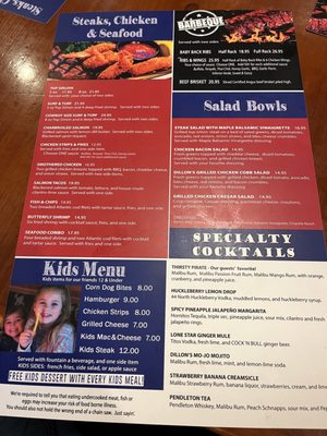 Menu photo 2 Dillon's Grill Prineville, OR