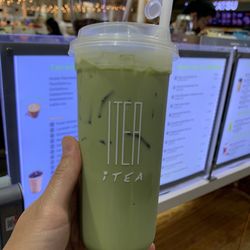 I TEA - Iced Lavender Matcha Latte