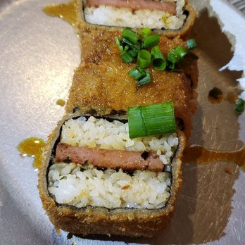 Da Kitchen Maui - Fried spam musubi - Hawaiian Near Me - Kihei, Hawaii Da Kitchen Maui - Fried spam musubi - Hawaiian Near Me - Kihei, Hawaii