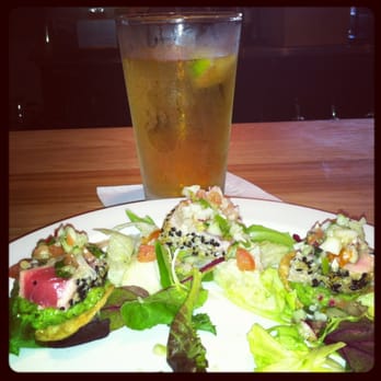 La Mancha - Ahi Tuna Tostadas w horseradish guacamole, yumm!! - Tex-Mex Near Me - Austin, Texas