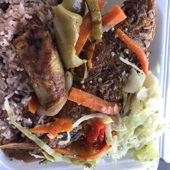 Vineyard Caribbean Cuisine - Fried Escovitch Red Snapper - Caribbean Near Me - Oak Bluffs, Massachusetts