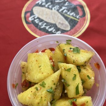D’s Roti & Trini Cuisine - Pineapple chow - Trinidadian Near Me - Chicago, Illinois D’s Roti & Trini Cuisine - Pineapple chow - Trinidadian Near Me - Chicago, Illinois