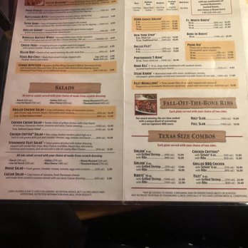 Texas Roadhouse - Menu - Steakhouses Near Me - Port Arthur, Texas