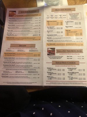 Menu photo 2 Texas Roadhouse Port Arthur, TX
