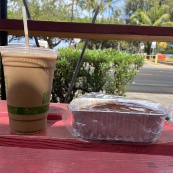 Lava Java Coffee Roasters of Maui - large frozen mocha and banana bread - Coffee & Tea Near Me - Kihei, Hawaii Lava Java Coffee Roasters of Maui - large frozen mocha and banana bread - Coffee & Tea Near Me - Kihei, Hawaii