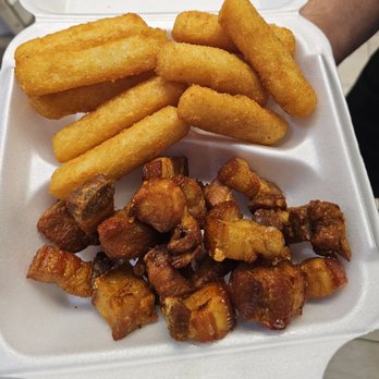 Camilla’s Café - Fried pork belly and yucca fries - Grocery Near Me - Myrtle Beach, South Carolina