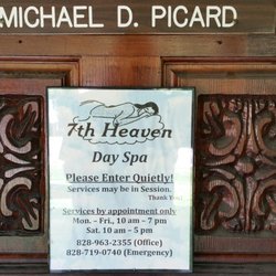 The 7th Heaven Day Spa - Spa's front door