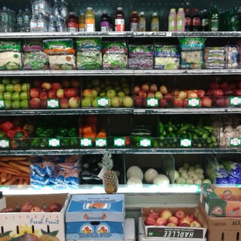 Myrtle Plaza Grocery - Fresh produce refrigerator. - Grocery Near Me - Brooklyn, New York Myrtle Plaza Grocery - Fresh produce refrigerator. - Grocery Near Me - Brooklyn, New York