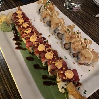 Ten Steak & Sushi - Firecracker Roll & Crunchy Munchie - Sushi Bars Near Me - Providence, Rhode Island Ten Steak & Sushi - Firecracker Roll & Crunchy Munchie - Sushi Bars Near Me - Providence, Rhode Island