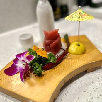 Heemo Sushi - This is an amazing bluefin tuna birthday creation made by the owner and executive chef james. - Sushi Bars Near Me - Duarte, California Heemo Sushi - This is an amazing bluefin tuna birthday creation made by the owner and executive chef james. - Sushi Bars Near Me - Duarte, California