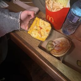 the burger I didn't ask for the burger I didn't ask for