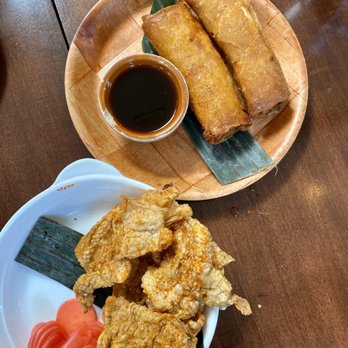 FOB Kitchen - Vegetable Lumpia + Crispy Chicken Skin - Filipino Near Me - Oakland, California FOB Kitchen - Vegetable Lumpia + Crispy Chicken Skin - Filipino Near Me - Oakland, California