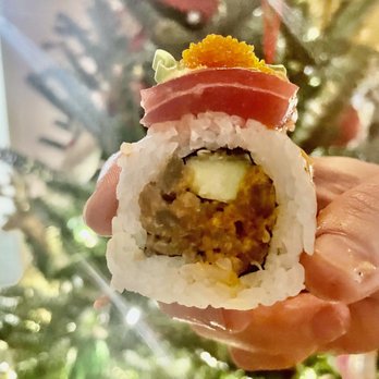 Kikuhana Sushi - Ultimate Spicy Tuna Roll... Louisiana Roll is our favorite - Sushi Bars Near Me - Fort Walton Beach, Florida Kikuhana Sushi - Ultimate Spicy Tuna Roll... Louisiana Roll is our favorite - Sushi Bars Near Me - Fort Walton Beach, Florida