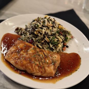 J. Alexander's Restaurant - Thai BBQ-Glazed Salmon - American Near Me - Overland Park, Kansas J. Alexander's Restaurant - Thai BBQ-Glazed Salmon - American Near Me - Overland Park, Kansas