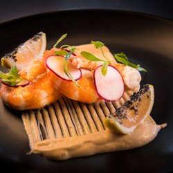 Milagro Restaurant and Bar - Chilled Jumbo Shrimp
Salsa Maria Rosa | Meyer Lemon & Black Salt