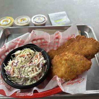 Chicken Guy! Dallas - Delicious! 3 chicken tenders, Cole slaw and sauce. Can't wait to come again! - Juice Bars & Smoothies Near Me - Dallas, Texas Chicken Guy! Dallas - Delicious! 3 chicken tenders, Cole slaw and sauce. Can't wait to come again! - Juice Bars & Smoothies Near Me - Dallas, Texas