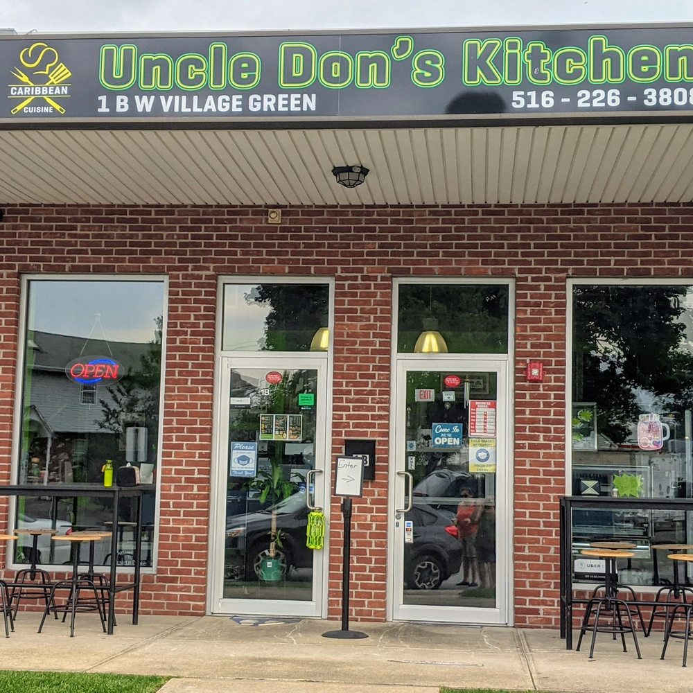 Uncle Don’s Kitchen - Storefront with outdoor seating - Caribbean Near Me - Hicksville, New York Uncle Don’s Kitchen - Storefront with outdoor seating - Caribbean Near Me - Hicksville, New York