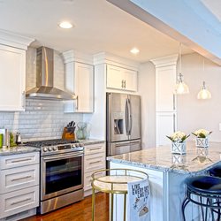 G Home Improvement - Shaker White cabinets