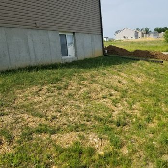 ICC Services - Yard before we started - Septic Services Near Me