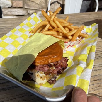Eat Crispy Burger Encinitas - OG Double w pastrami - Burgers Near Me - Encinitas, California