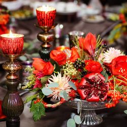 Trias Flowers and Gifts - Centerpiece, holiday centerpiece, party centerpiece,